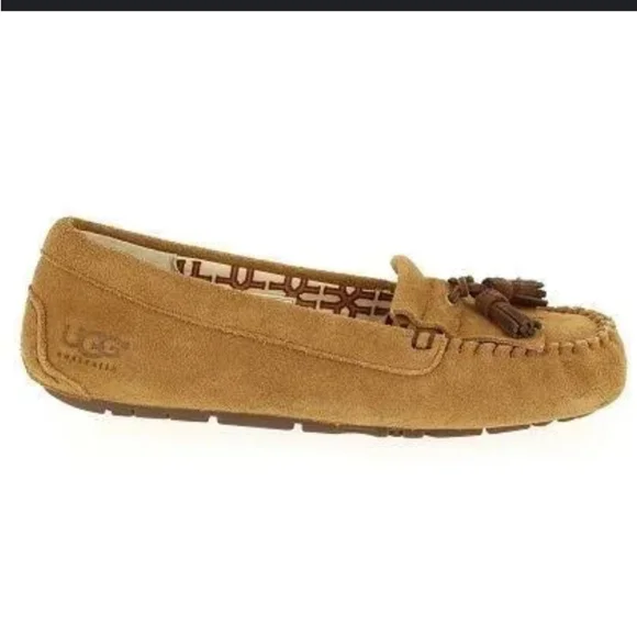 UGG Women's Brown Suede Moccasins - Picture 11 of 11